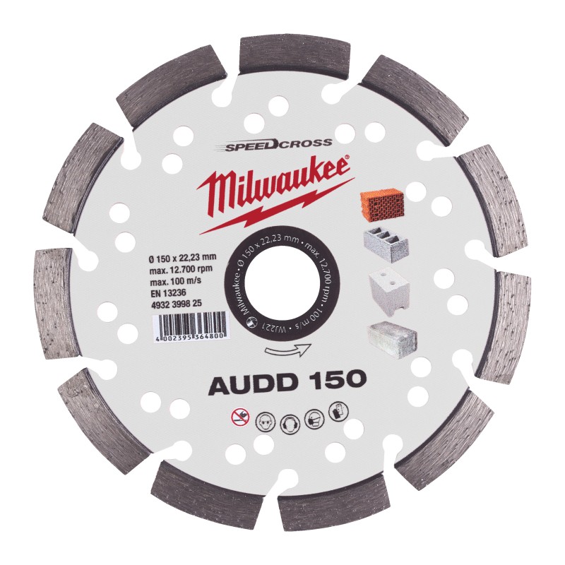 DISCO DIAM SPEEDCROSS AUDD 150MM
