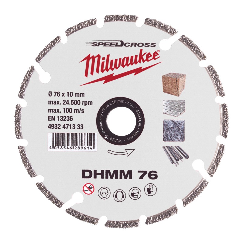 DISCO DIAM DHMM 76MM per M12FCOT