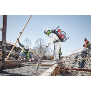 Vibratore per calcestruzzo a zaino MX FUEL - senza batterie e caricabatterie