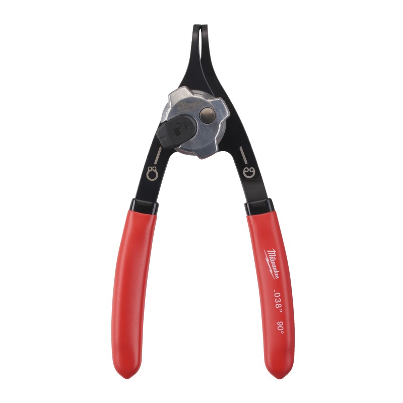 PINZA REVERSIBILE PER ANELLI ELASTICI COMPATTA 90°