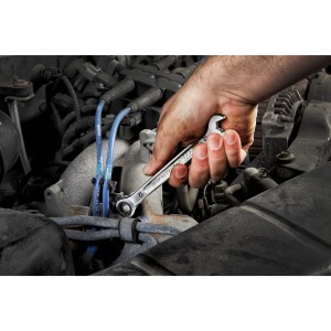 SET CHIAVI COMBINATE CRICCHETTO 15 pz -  Serie Maxbite