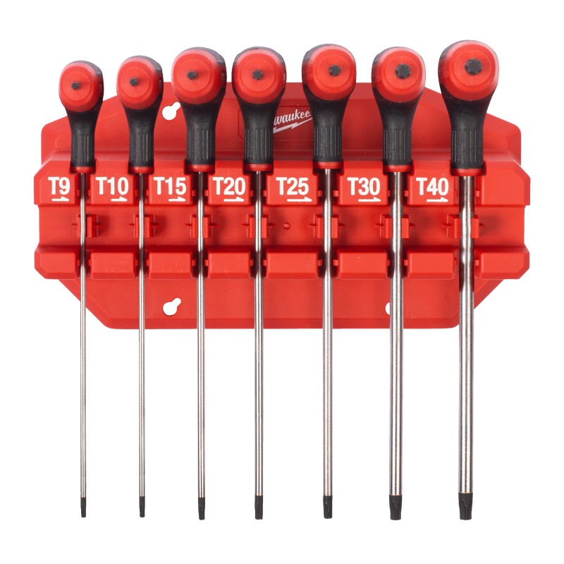 SET MAGNETICO CHIAVI TORX CON IMP. - 7 PZ.