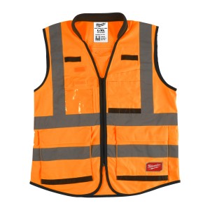 GILET PREMIUM ALTA VIS ARANCIONE L/XL