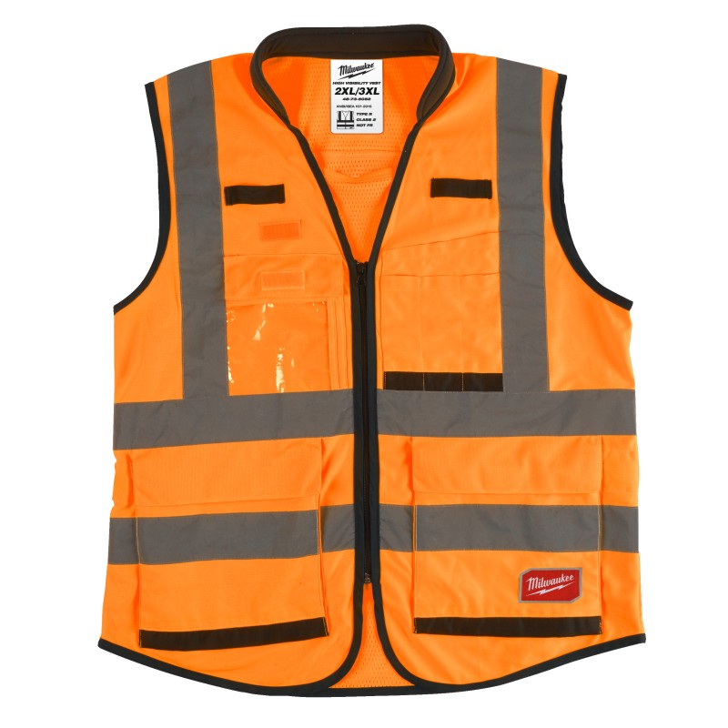 GILET PREMIUM ALTA VIS ARANCIONE 2XL/3XL