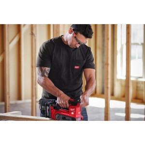 WTSSBL-XL T-SHIRT MAN. COR. WORK NERA