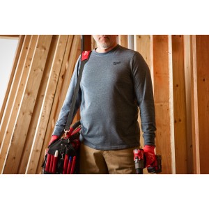 HTLSBLU-S  T-SHIRT MAN. LUN. HYBRID BLU