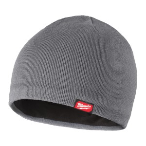 BERRETTO CON FODERA PILE GRIGIO