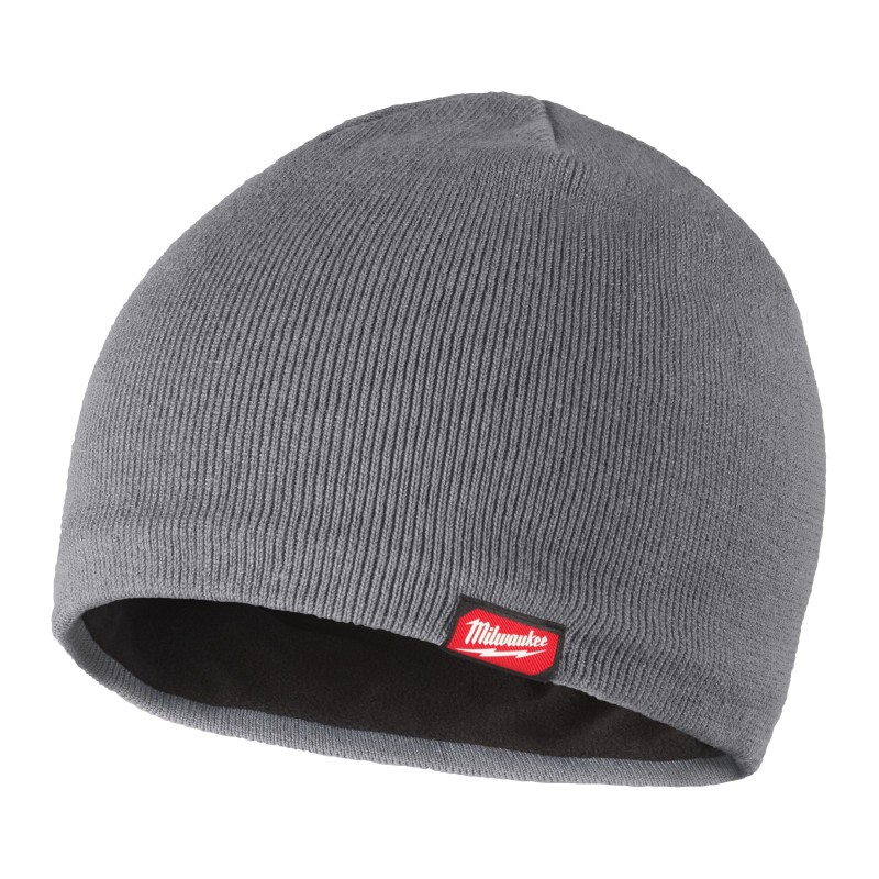 BERRETTO CON FODERA PILE GRIGIO