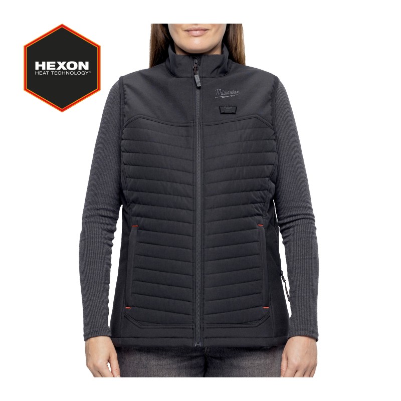 M12 HPVLBL3-0 (S)GILET DONNA NERO