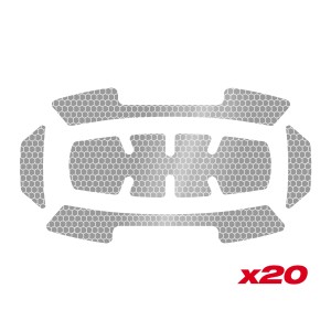ADESIVI REFLEX BOLT200-ARGENTO-20 SET DA 5 PZ