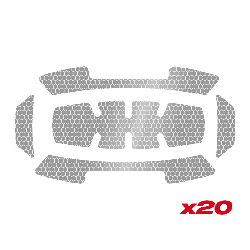 ADESIVI REFLEX BOLT200-ARGENTO-20 SET DA 5 PZ