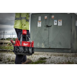 CESTELLO PORTAUTENSILI OVALE CON TASCHE