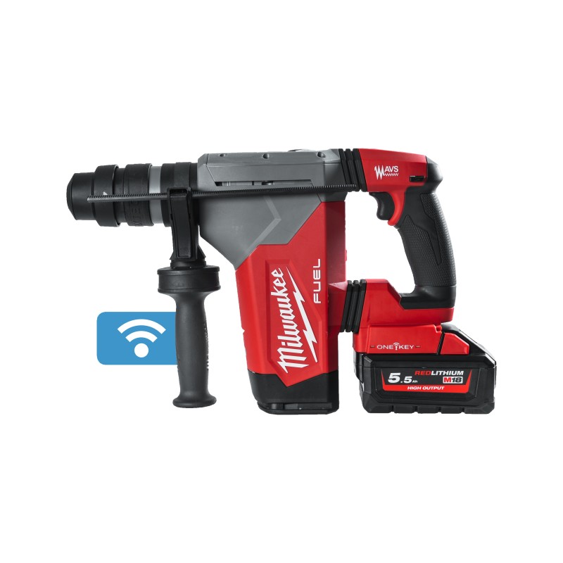 Tassellatore 18 Volt (FIXTEC) 32 mm alta potenza 5,5Ah Tecnologia FUEL ONE KEY valigetta HeavyDuty