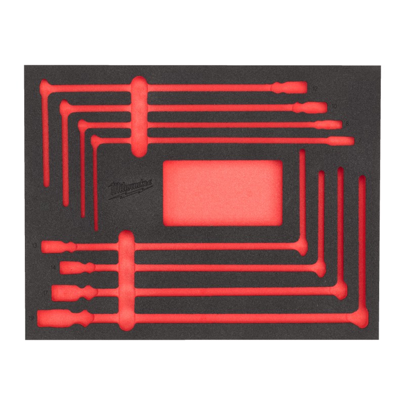 MODULO VUOTO PER SET CHIAVI A T 8 PZ - TERMOFORMATO