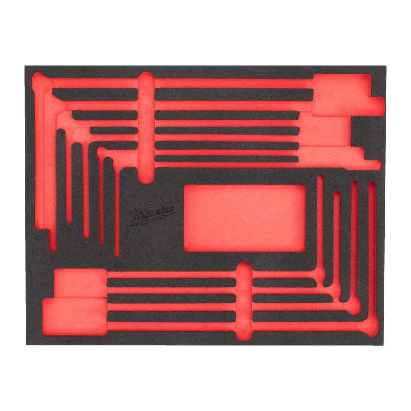 MODULO VUOTO PER SET CHIAVI A T 10 PZ - TERMOFORMATO