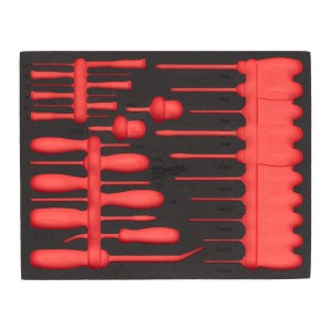 MODULO VUOTO SET BIT, BUSSOLE E CRICCHETTI DA 1/4" E 3/8"