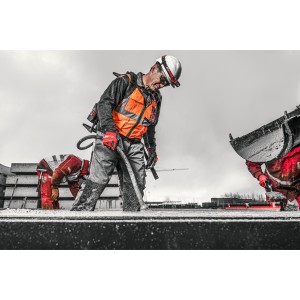 Vibratore per calcestruzzo a zaino MX FUEL 6.0 Ah (2 batterie)