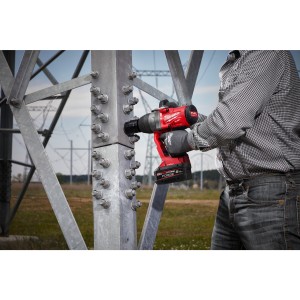 Avv. a impulsi alta potenza 18 Volt 1" 8,0Ah FORGE Tecnologia FUEL ONE KEY valigetta HeavyDuty con anello di frizione F