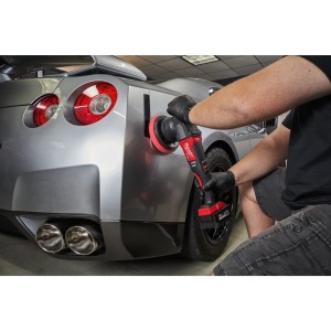 Lucidatrice rotorbitale 125 mm orbita 15 mm 18 Volt 5.0Ah Tecnologia FUEL valigetta HeavyDuty e accessori per lucidatura