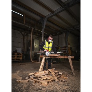 Sega circolare 18 Volt 66mm Tecnologia FUEL compatibile con binari - senza batteria