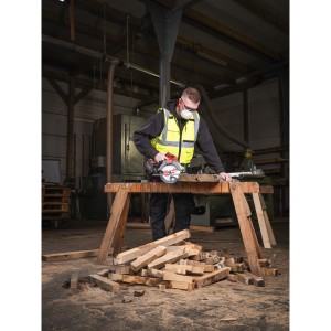 Sega circolare 18 Volt 66mm 12,0Ah FORGE Tecnologia FUEL compatibile con binari