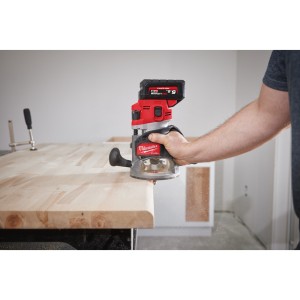 Fresatrice 18 Volt con pinze 12/8 mm Tecnologia FUEL - senza batteria valigetta Heavy Duty