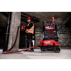 Aspiratore Packout Classe M solidi/liquidi IBRIDO doppia batteria (2x18V) - senza batteria