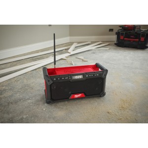 Radio da Cantiere DAB+ 18 Volt con Power Banck Batteria/Corrente - senza batteria
