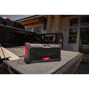 Radio da Cantiere DAB+ 18 Volt con Power Banck Batteria/Corrente - senza batteria