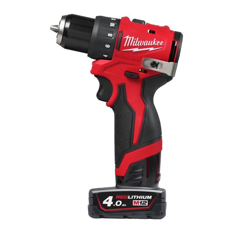 Trapano compatto rotativo 12 Volt Brushless 4,0 Ah