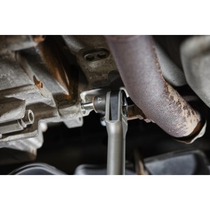 Cricchetto con foro passante 12V FUEL Insider con bussole e adattatori - senza batteria