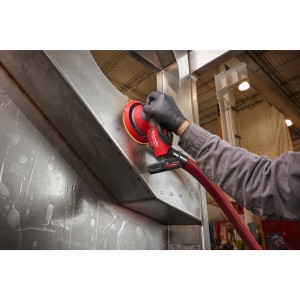 Levigatrice roto orbitale 150mm 12 Volt 5.0Ah con orbita 2.5 mm Valigetta Heavy Duty