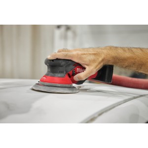 Levigatrice roto orbitale 150mm 12 Volt 5.0 Ah con orbita 5.0 mm Valigetta Heavy Duty