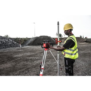 Livella Laser Rotante Rossa 600m orizzontale ONE KEY 18 Volt 2,0Ah (1 batteria)