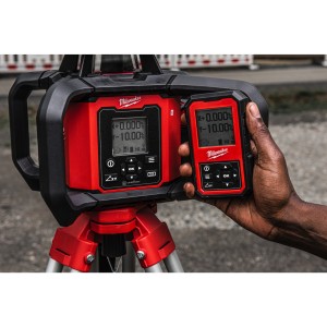 Livella Laser Rotante Rossa 1200m orizzontale/verticale doppia pendenza automatica ONE KEY 18 Volt 2,0Ah (1 batteria)