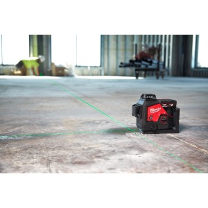Laser lineare Verde a tre linee 360° 4.0Ah