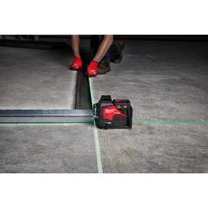 Laser lineare Verde a tre linee 360° 4.0Ah
