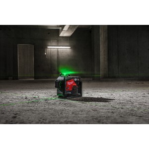 Laser lineare Verde a tre linee 360° 4.0Ah