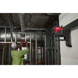 Laser lineare Verde a due linee con 4 punti piombo - senza batteria