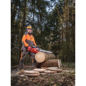 Elettrosega abbattimento 2x18 Volt a doppia batteria Barra 50cm Tecnologia FUEL - senza batteria