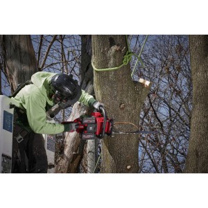 Elettrosega abbattimento 2x18 Volt a doppia batteria Barra 50cm 8Ah FORGE Tecnologia FUEL