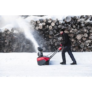 Spazzaneve monofase 18 Volt a doppia batteria (2x18V) - senza batteria