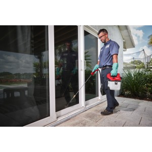 Pompa irroratrice compatta 12V 2.0 Ah 3.7 L con lancia per prodotti chimici - senza batteria