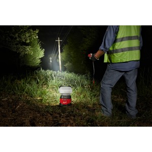 Faro LED a lunga distanza direzionabile da remoto 18 Volt - senza batteria