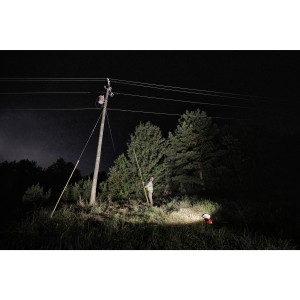 Faro LED a lunga distanza direzionabile da remoto 18 Volt - senza batteria