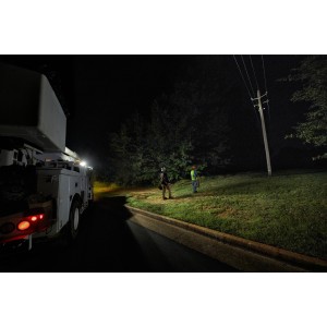 Faro LED a lunga distanza direzionabile da remoto 18 Volt - senza batteria