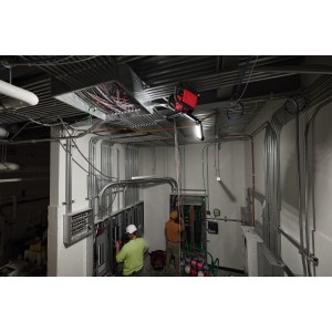 Faro LED 18V 3 teste multidirezionali con alimentazione ibrida - senza batteria