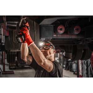 Lampada frontale ricaricabile interna con USB 450 lumen