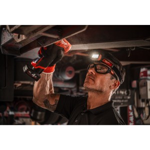 Lampada frontale ricaricabile interna con USB 450 lumen