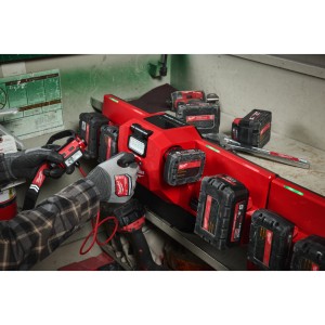 Caricabatterie multiplo magnetico M12 e M18 (2 batterie simultaneamente)